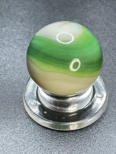 Akro Corkscrew Marble Dirty Base UV Active Prize Name Marble Vintage Marbles 591 - Picture 7 of 12