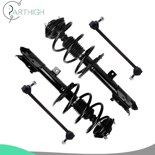 For 2007-2012 Dodge Caliber Front Struts W/ Coil Spring Sway Bar End Links Kit - Picture 3 of 5