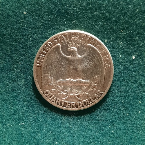 USA 1962 QUARTO DI DOLLARO QUARTER DOLLAR WASHINGTON ARGENTO 900 KM 164 - Foto 2 di 2