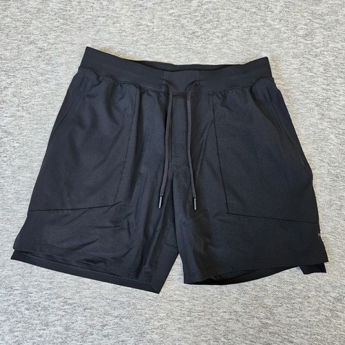 Lululemon Herren Lizenz zum Trainieren Fitnessstudio Leistung Sport Shorts mit Innenfutter Gr. L