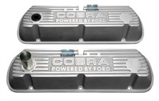Shelby Gt350 Mustang Open Cobra Lettered Tall Valve Covers Shelby Gt350 Mustang Open Cobra Lettered Tall Valve Covers