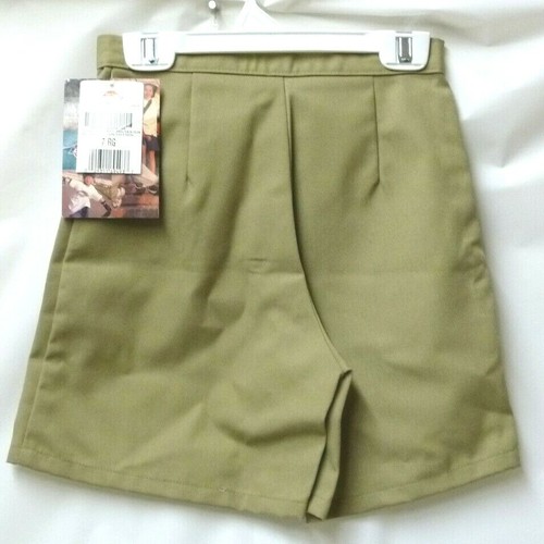 Dickies Girls School Uniform Scooter Skirt Shorts Khaki Tan Twill 20 New Skort - Picture 5 of 5