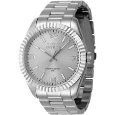 Invicta Men's Watch Specialty Quartz Silver Tone Stainless Steel Bracelet 47449