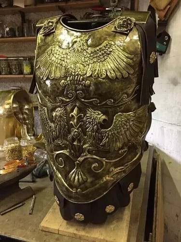 18 Guage Steel Medieval Big Eagle Armor Roman Cuirass Breastplate Reenactment - Picture 1 of 4