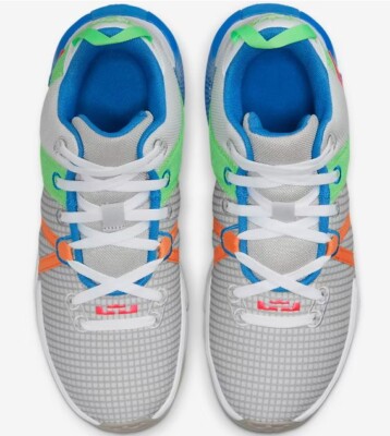 NIKE LEBRON WITNESS VII GREY FOG/HYPER PINK DM1123-003 SIZE 8 MENS