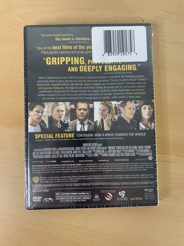 Contagion dvd Brand New SEALED, Free Shipping - Picture 2 of 2