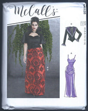 NEW/UNCUT McCall's M8128 Misses Vampiress Gothic Costume (Sizes 6-14)