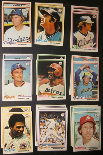 1978 Topps Baseball Pick Choose Complete Your Set(1-250) NM, NM/MT - Updated - Picture 131 of 249