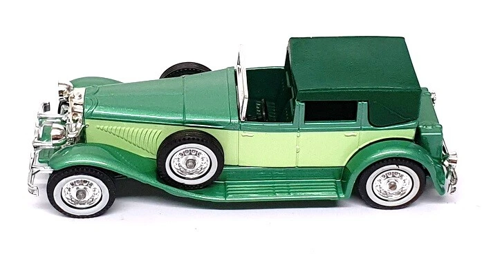 Matchbox Appx 10cm Long Diecast Y-4 - 1930 Duesenberg Model J - 2-Tone Green - Image 4 of 4