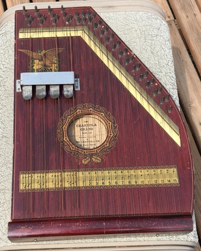 Vintage Chartola Grand Zither - The Chartola Co. Jersey City NJ USA - LESEN