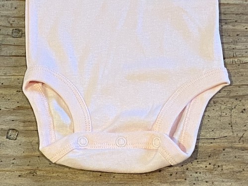 #Booblife CARTER’S Just One You ONE-PIECE~6 Months~100% Cotton S/S Pink NWoT - Picture 4 of 4