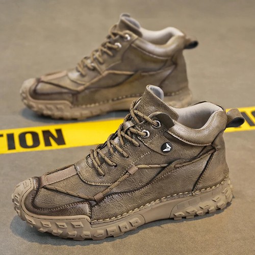 Outdoor Herren Stiefeletten Winter Warmhalten Sneaker Plateau Trekkingschuhe - Bild 15 von 28