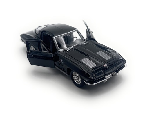 Modèle Réduit Chevrolet Corvette 1963 C2 Véhicule Miniature Auto Échelle 1:34-39 - Afbeelding 26 van 35