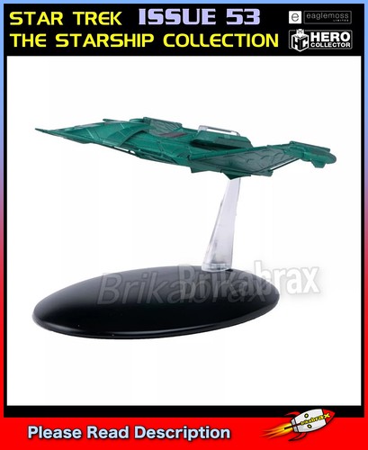 Eaglemoss Star Trek Raumschiff Sammlung Ausgabe 53: Klingon Augments' Raumschiff NEU - Bild 3 von 5