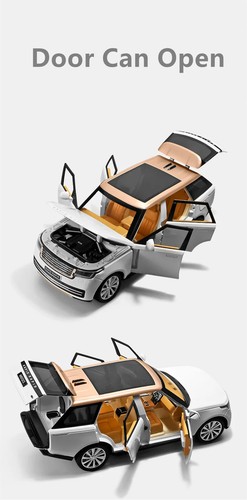 1/24 Range Rover SUV Alloy Car Model Diecast Off-road Vehicles Sound Light Toy - Picture 14 of 25