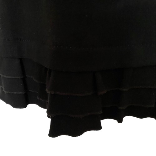 Phoebe Couture Romantic Peasant Dress Stretch Knit Ruffle Hem Size 4 NWT - Picture 6 of 8