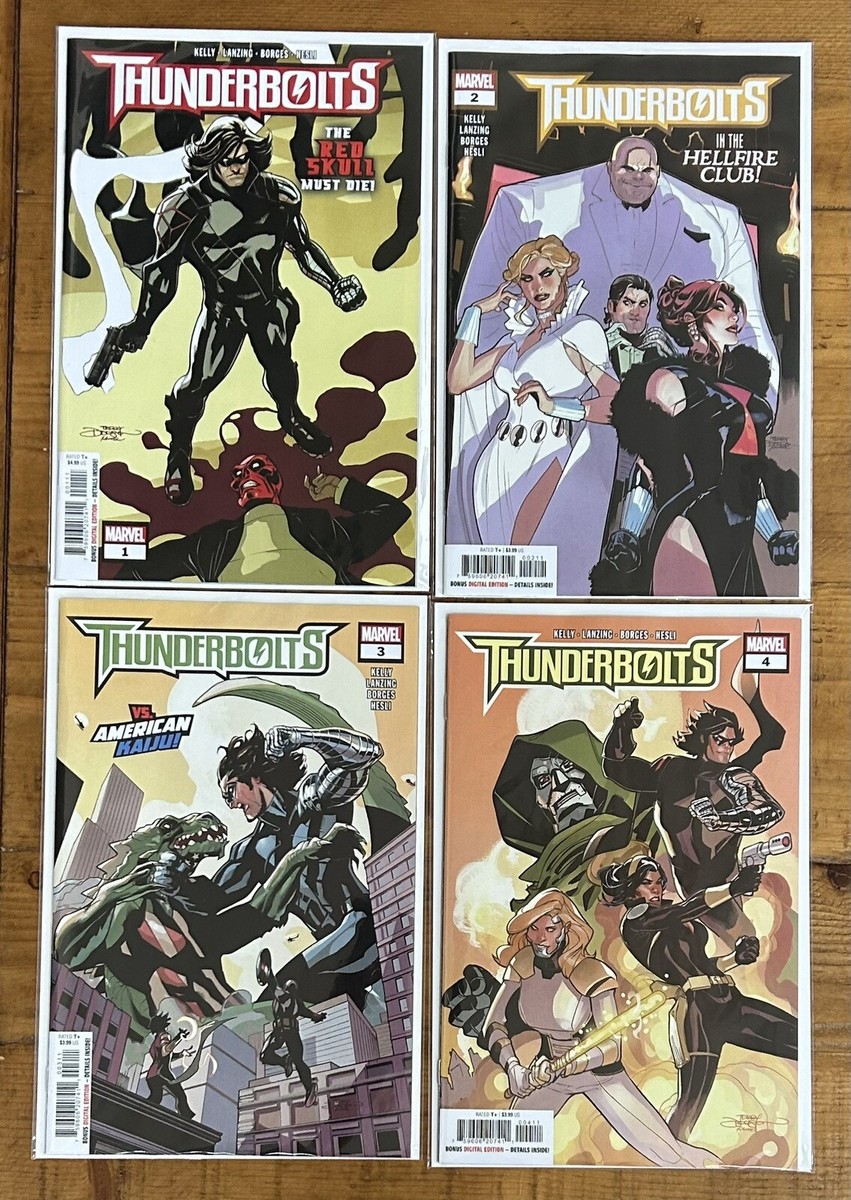 Thunderbolts #1,2,3,4 Marvel Comics Complete Set NM | eBay