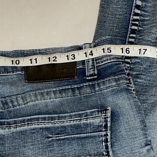 BKE Jeans Herren 33S (35x29) Blau Denim Tyler Relaxed Fit Straight-Leg Medium Wash - Bild 6 von 8