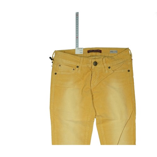 MAVI Serena Damen Jeans Hose super Skinny Cord Stretch Low W25 L32 currygelb NEU - Bild 2 von 7