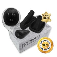 SCHALTKNAUF + LEDER SCHALTSACK HANDBREMSSACK FÜR BMW 3 3-er 3er E36 E46 5-GANG