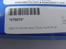 075970 Thermo Scientific ASSY, KIT, PM, HP ANALYTICAL PUMP, DP, SP