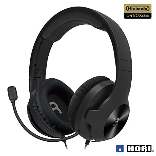 Mixer Hori Gaming Headset Standard for Nintendo Switch Black