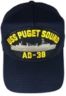 USS PUGET SOUND AD-38 帽子 USN 海军舰 SAMUEL GOMPERS 级别 DESTROYER TENDER