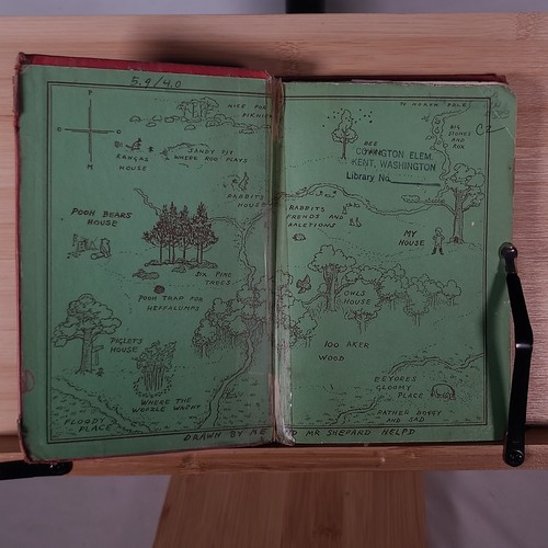 Winnie-the-Pooh by A.A. Milne 1961 Vintage Red Hardcover E.P. Dutton Illustrated - Imagen 4 de 8