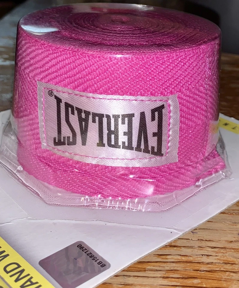 NEW Everlast 108" Boxing Cotton Handwraps PINK Hand Protection Training MMA - Image 2 of 3
