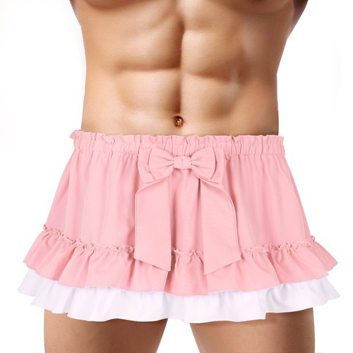 Women Mens Gingham Pleated Short Mini Skirt A-line Tutu Dress Tennis Skirt Fancy - Picture 24 of 124