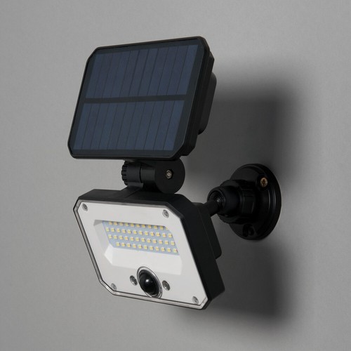 Litecraft Sampson LED Outdoor Solar Powered Spike Ground or Floodlight - Black - Picture 5 of 11