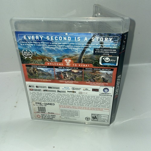 Far Cry 4 (Sony PlayStation 3, 2014) No Manual - Picture 3 of 3