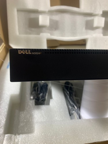 DELL N3024P 24PRT ETH POE Dell N-series RoHS || CN 0C3M 5M (1x PSU + Rail) - Picture 7 of 12