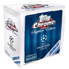 2020-21 Topps Chrome Sapphire Edition UEFA Champions League Box SEALED ✅SHIP FST