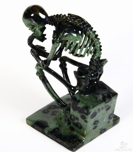 1. Juli 2014 ACSAD (A Crystal Skull a Day) - The Skull Thinker - Kambaba Jaspis - Bild 7 von 23