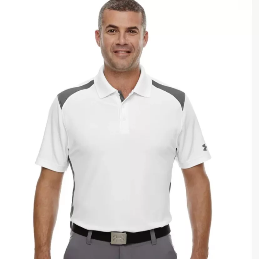 Under Armour Tech Polo Shirt - L - White