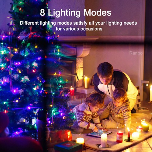 5-20M USB Battery Powered Copper Wire String Fairy Lights Xmas Wedding Party - Picture 6 of 14