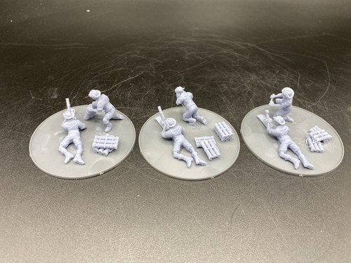 28mm, 3D Printed, WW2, Australians Light Mortars,  (3), Bolt Action. - Picture 5 of 9