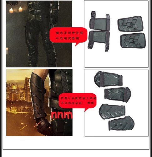 Green Arrow Staffel 4 Oliver Cosplay Requisiten Kostüm Halloween Party Unisex Kleidung - Bild 7 von 7