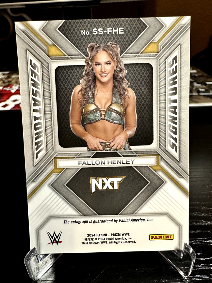 FALLON HENLEY 2024 WWE PANINI - PRIZM SENSATIONAL SIGNATURES AUTO - Image 2 of 2