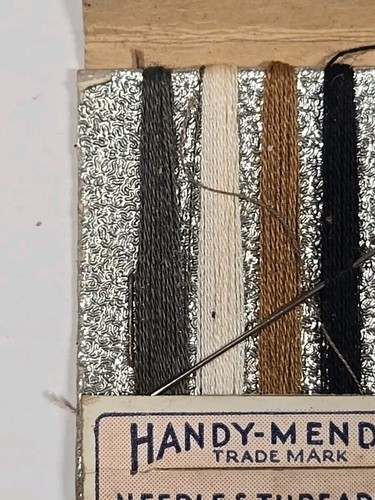 Vintage handliches Mender Nadel- und Fadenetui Lulu's Beauty Shop Boyertown PA - Bild 4 von 7