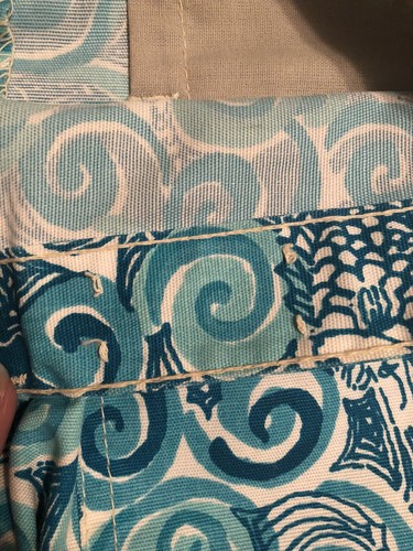 VTG 60s/70s Lilly Pulitzer Men’s Stuff Jeans Bell Bottom Blue Fish 28x28 ALTERED - Picture 11 of 24