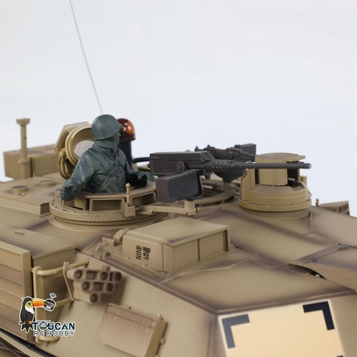 2.4Ghz Henglong 1/16 M1A2 Abrams RTR RC Infrarot Tank 3918 Modell BB-Schießen - Bild 12 von 16