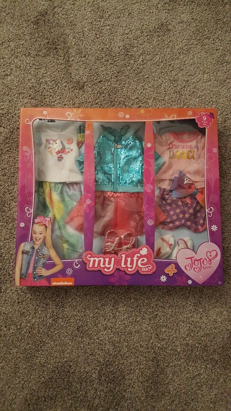 JOJO SIWA como 18 Muñeca 9 MY LIFE Traje de PC Conjunto de Ropa Camisa de Unicornio JOJO SIWA como 18 Muñeca 9 MY LIFE Traje de PC Conjunto de Ropa Camisa de Unicornio