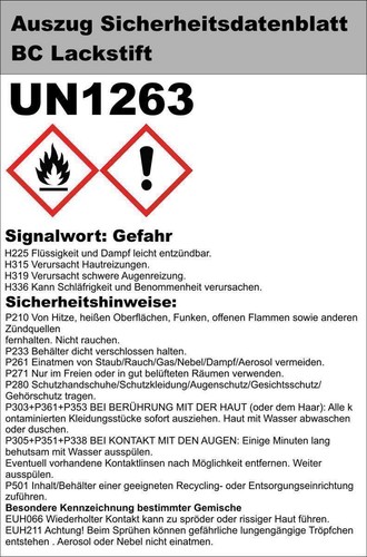 Lackstift für AstonMartin 1284 BMW Steel Blue Metallic schnelltrocknend Tupflack - Bild 4 von 7