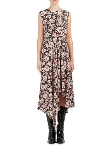 Kenzo Asymmetric dress in Blush/Black Size 38, 6 US - Picture 2 of 6