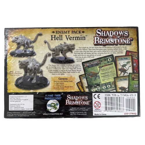 Shadows of Brimstone Hell Vermin Enemy Pack New Sealed FFP 07E03 - Picture 2 of 3