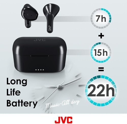 JVC HAA3T Compact True Wireless Headphones Bluetooth 51 Water - Picture 4 of 6
