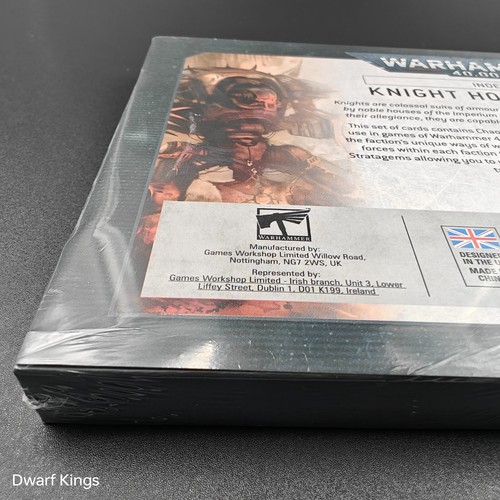 Knight Households Index Cards Warhammer 10th Edition 2023 - Picture 6 of 7