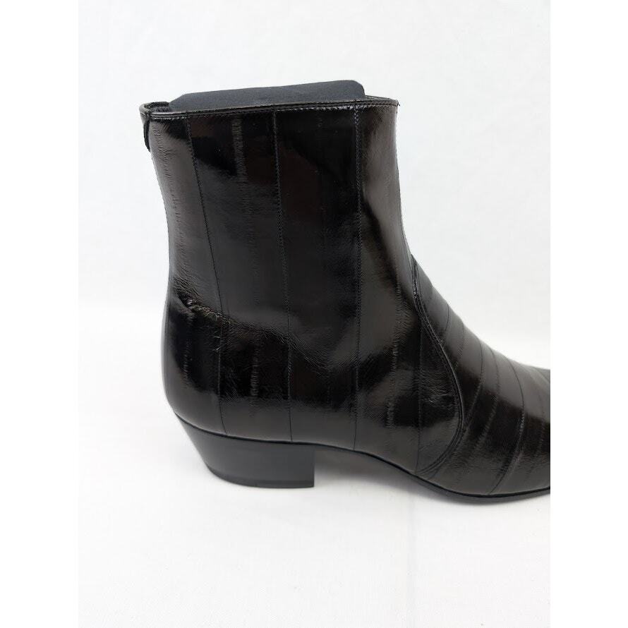 Stivali Saint Laurent Paris Anguilla Cheslea neri nuovi con etichette 42